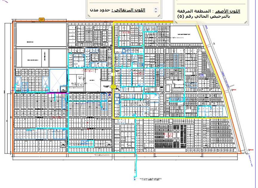 إعلان حول طلب شركة غاز شرق تعديل الترخيص رقم (5) لسنة 1426هـ